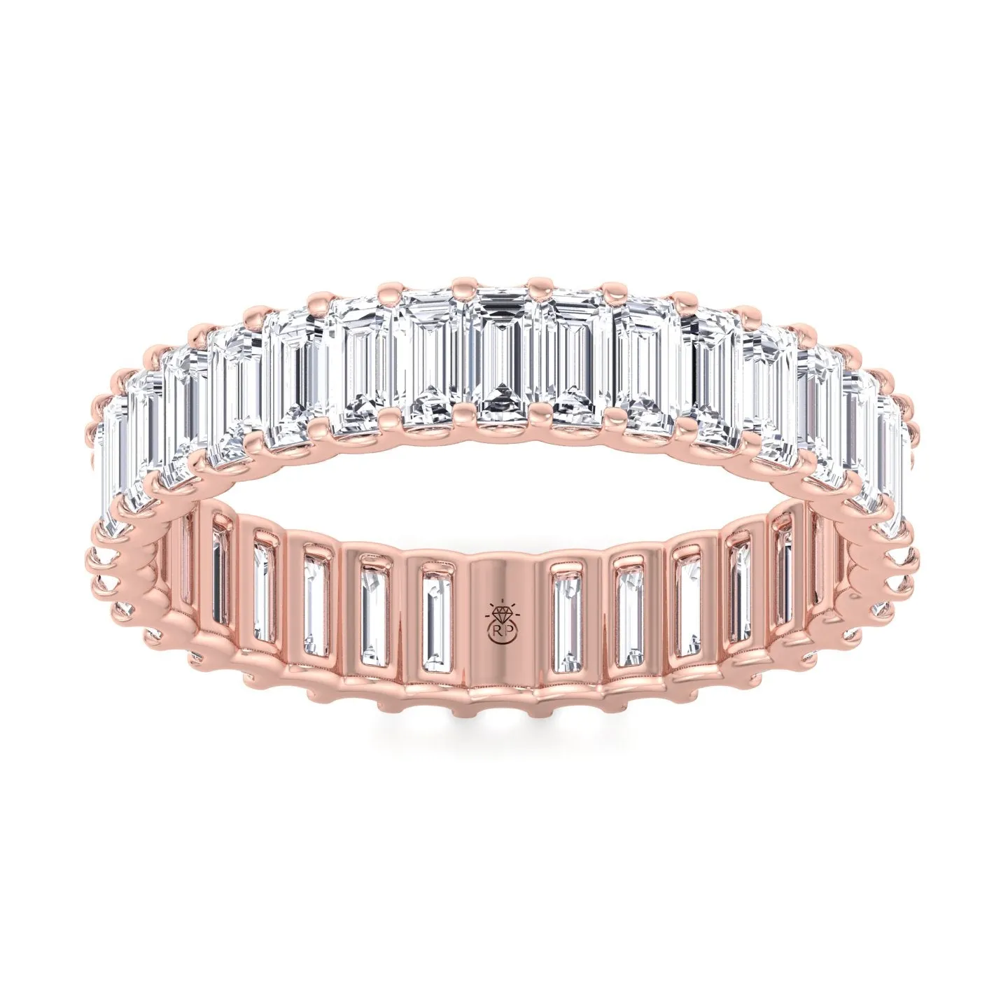 France - Baguette Cut Eternity Band in U Prong Setting